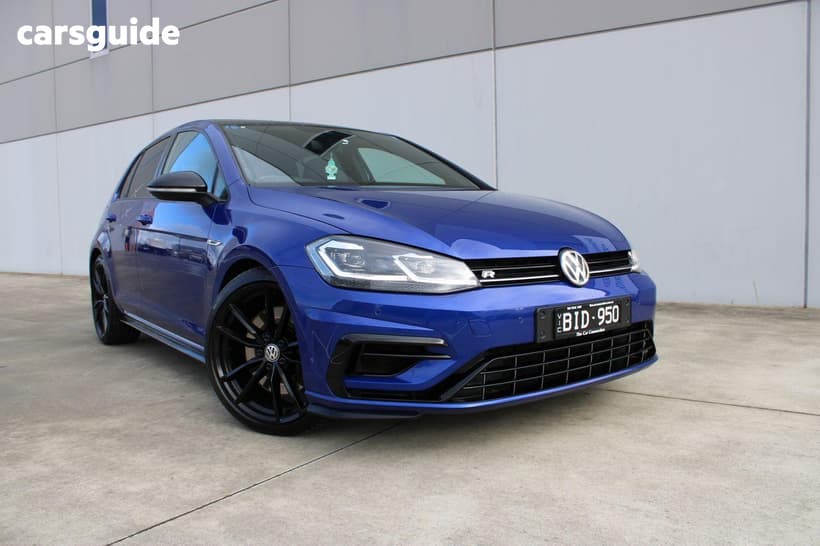 Blue 2020 Volkswagen Golf Hatchback R Final Edition