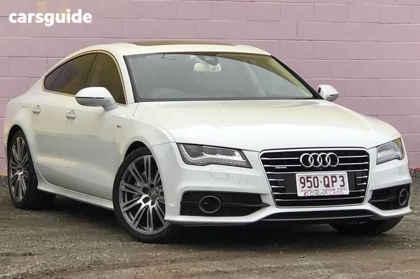White 2013 Audi A7 Hatchback S/Back 3.0 Tdi Biturbo Quattro