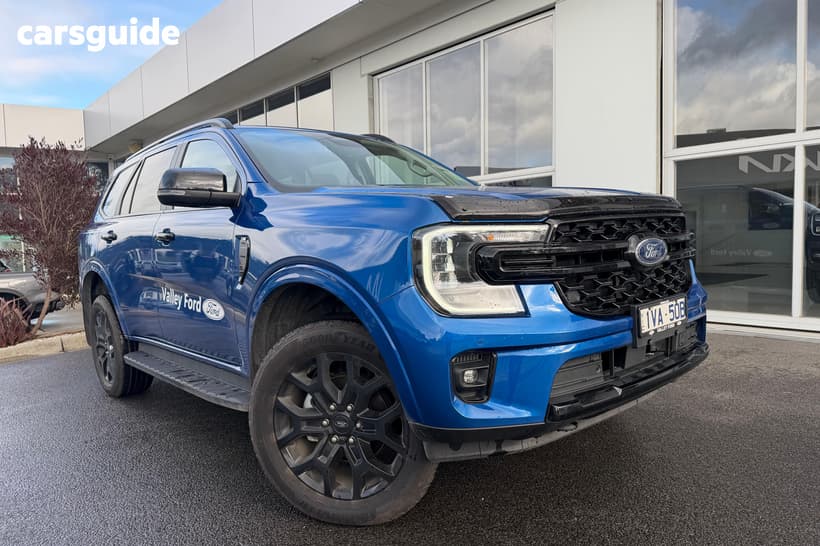 Blue 2025 Ford Everest Wagon Sport (Rwd)