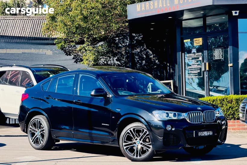 Black 2017 BMW X4 Coupe Xdrive 35D