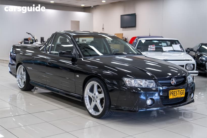 Black 2006 Holden Commodore Utility S Thunder