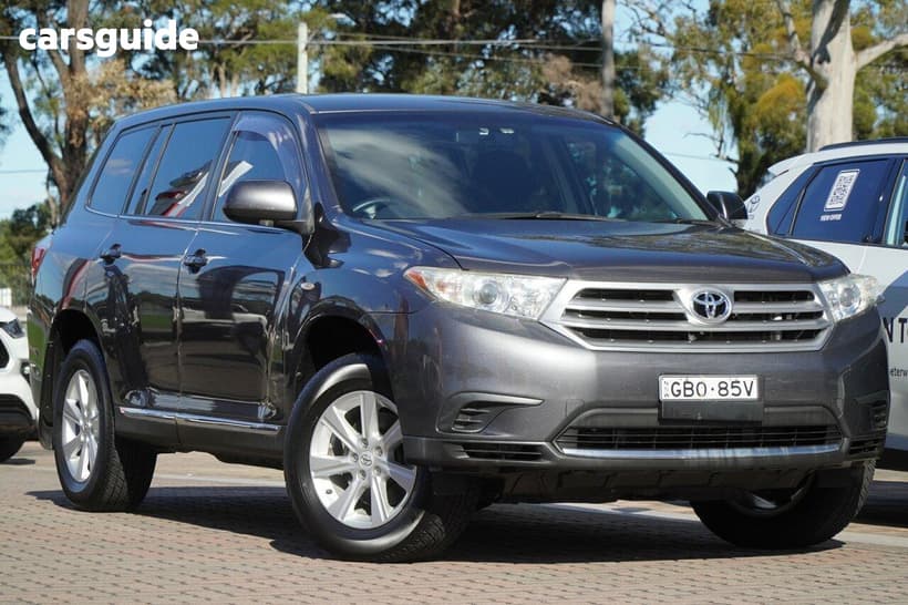 Grey 2013 Toyota Kluger Wagon Kx-R (Fwd) 5 Seat