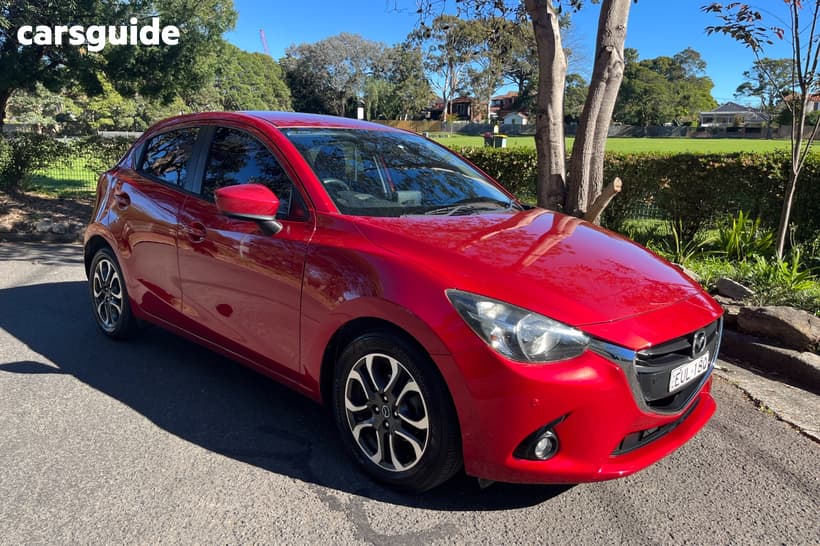 Red 2015 Mazda 2 Hatchback Genki
