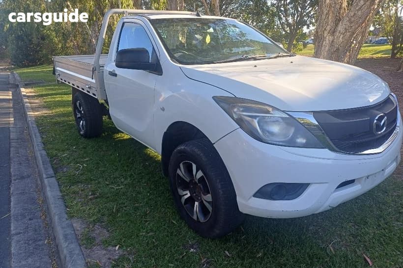 White 2016 Mazda BT-50 Cab Chassis Xt (4X2)