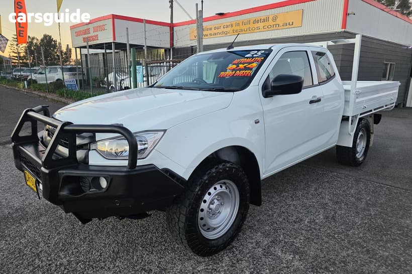 White 2023 Isuzu D-MAX Space Cab Chassis Sx (4X4)
