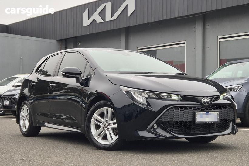 Blue 2019 Toyota Corolla Hatchback Sx