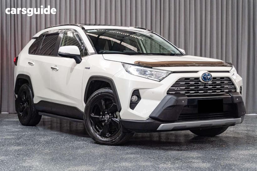 White 2020 Toyota RAV4 Wagon Cruiser Awd Hybrid