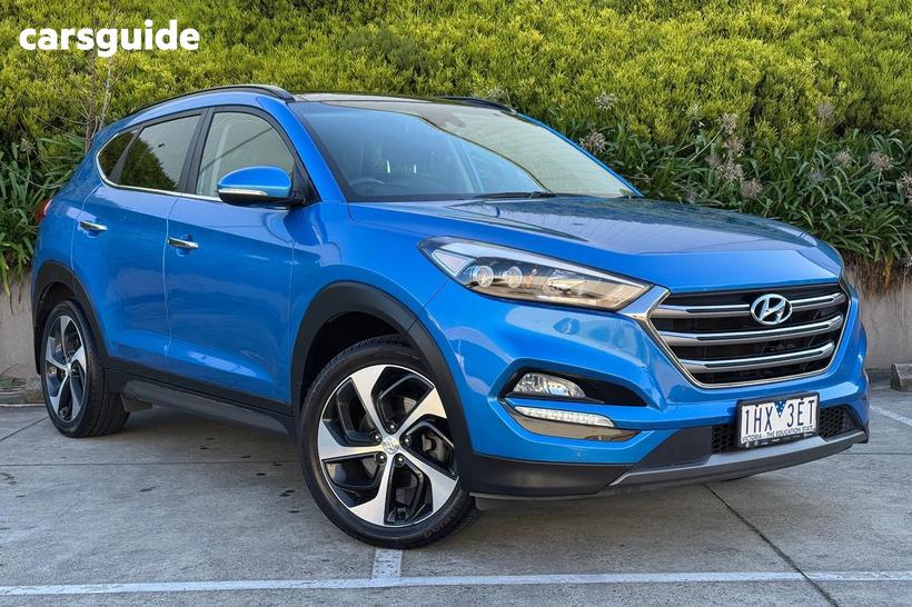 Blue 2016 Hyundai Tucson Wagon Highlander (Awd)