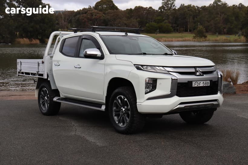 White 2018 Mitsubishi Triton Dual Cab Utility Gls (4X4)
