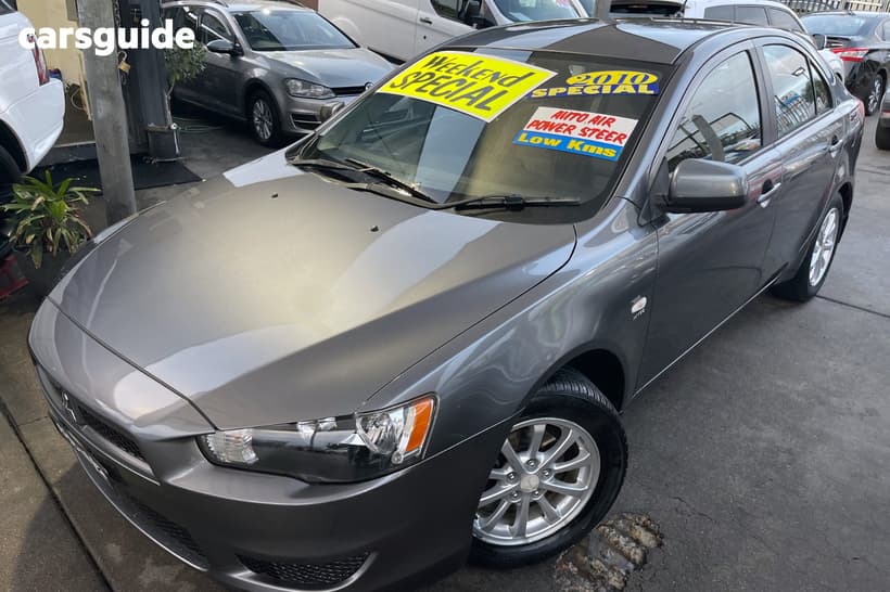 Grey 2010 Mitsubishi Lancer Hatchback Sx Sportback