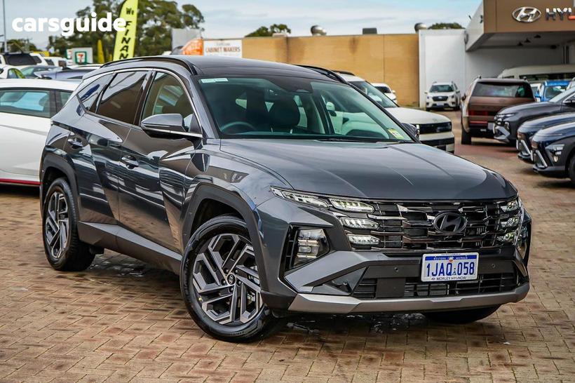 Grey 2026 Hyundai Tucson Wagon Premium Hybrid (Awd)