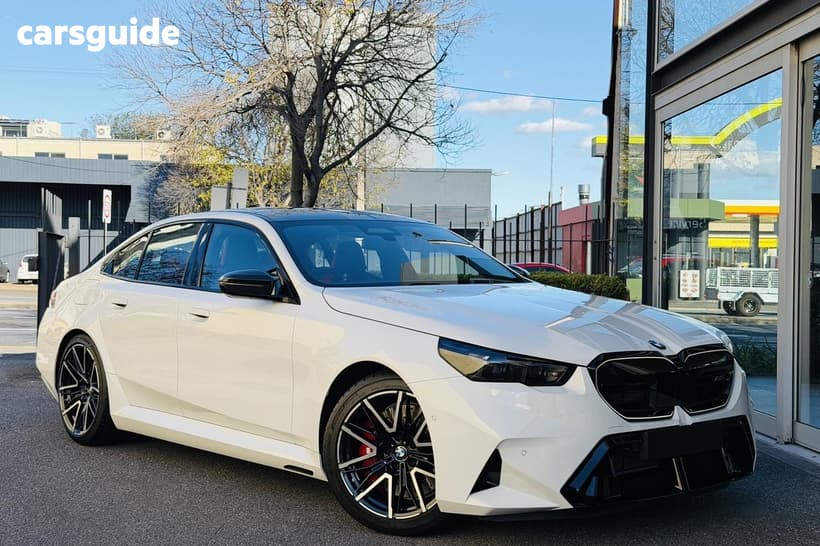 White 2025 BMW M5 Sedan