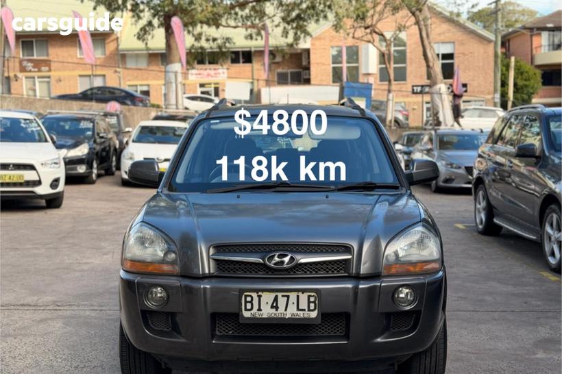 Grey 2008 Hyundai Tucson Wagon City Sx