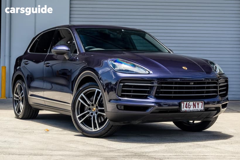 Purple 2019 Porsche Cayenne Wagon