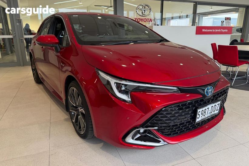 Red 2024 Toyota Corolla Hatchback Zr Hybrid
