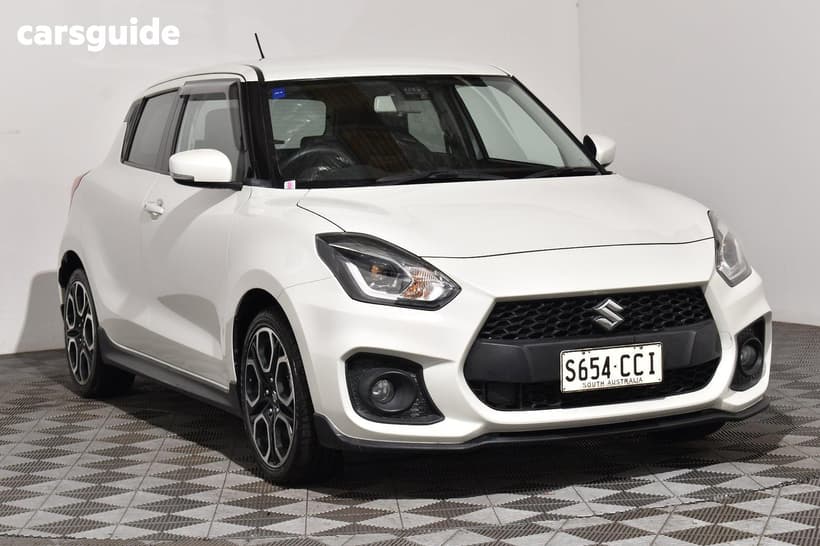 White 2019 Suzuki Swift Hatchback Sport