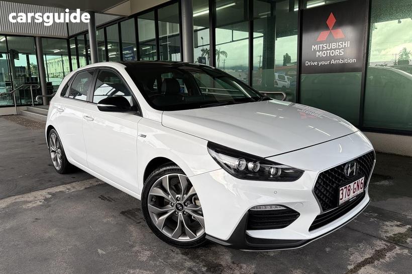 White 2022 Hyundai I30 Hatchback N Line Premium