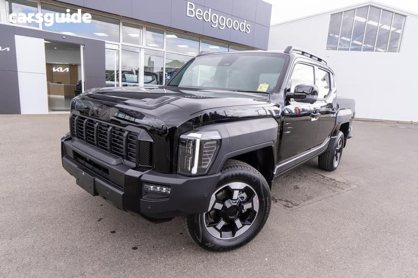 Black 2025 Kia Tasman Double Cab Pick Up X-Line (4X4) (0.9T) Bdy Fender