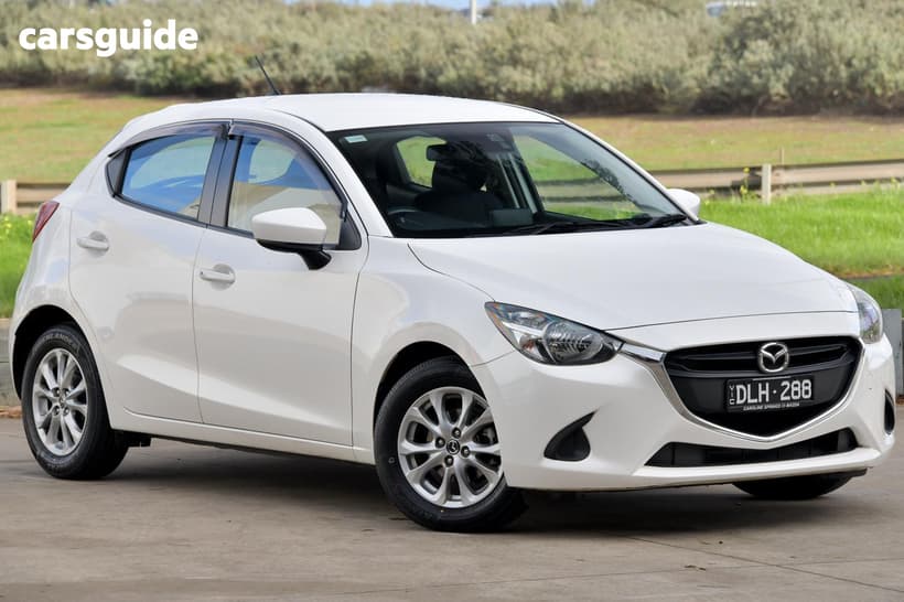 White 2017 Mazda 2 Hatchback Maxx