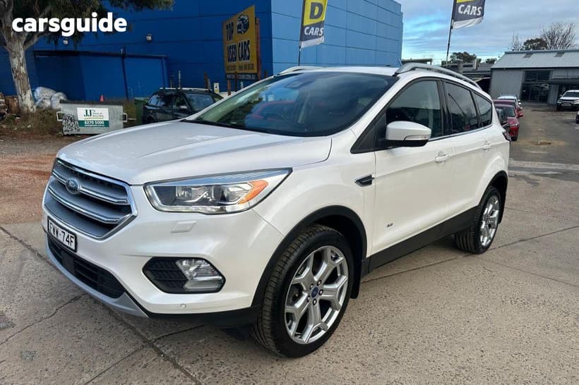 White 2017 Ford Escape Wagon Titanium (Awd)