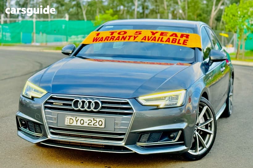 Grey 2018 Audi A4 Sedan 2.0 Tfsi Quattro S Tronic S Ln