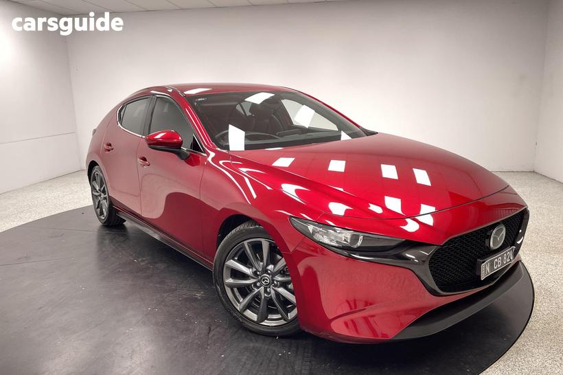 Red 2021 Mazda 3 Hatchback G25 Gt