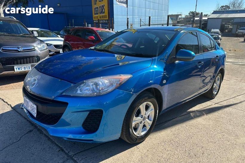 Blue 2013 Mazda 3 Sedan Neo