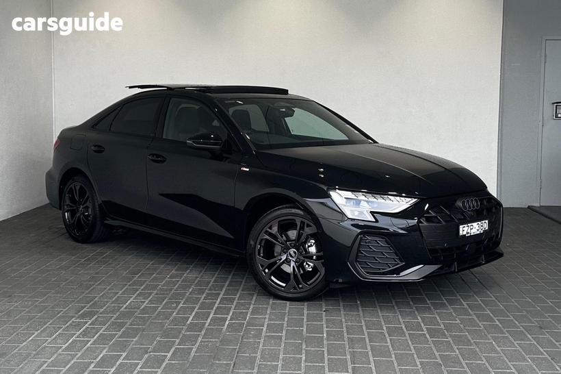 Black 2026 Audi A3 Sedan Tfsi Quattro 150Kw S Line