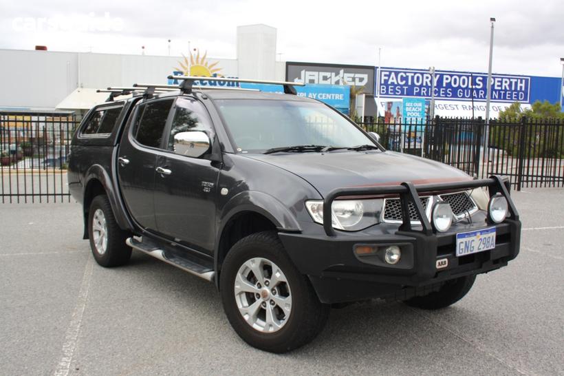 Grey 2010 Mitsubishi Triton Double Cab Utility Glx-R (4X4)