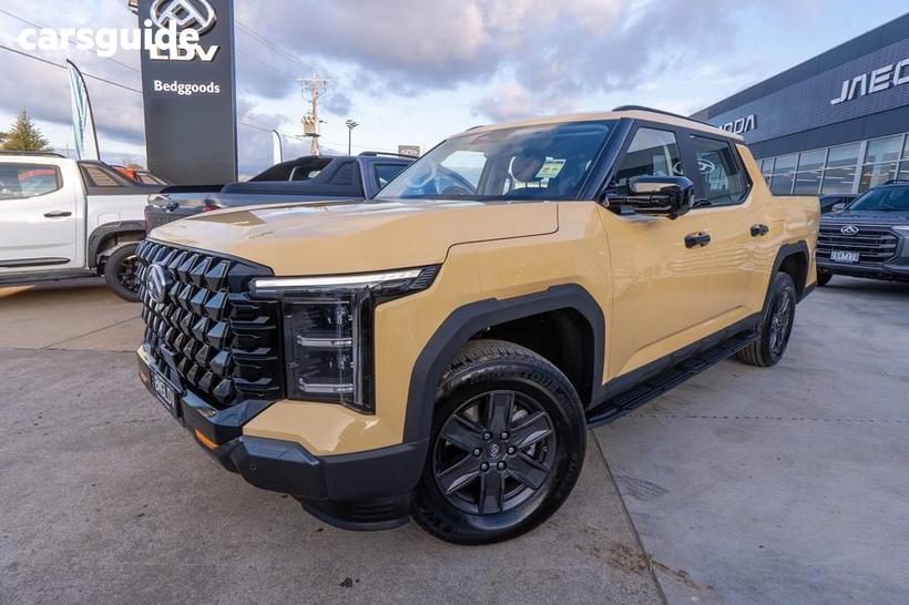 Yellow 2025 LDV Terron 9 Double Cab Pick Up Origin