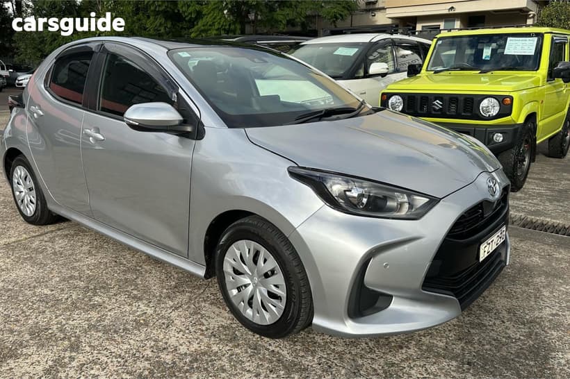 Silver 2022 Toyota Yaris Hatchback Ascent Sport