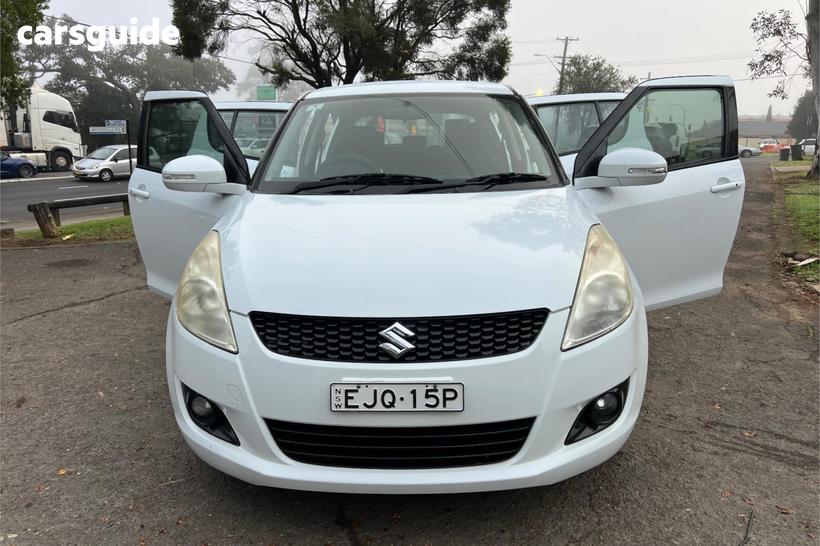 White 2012 Suzuki Swift Hatchback Glx