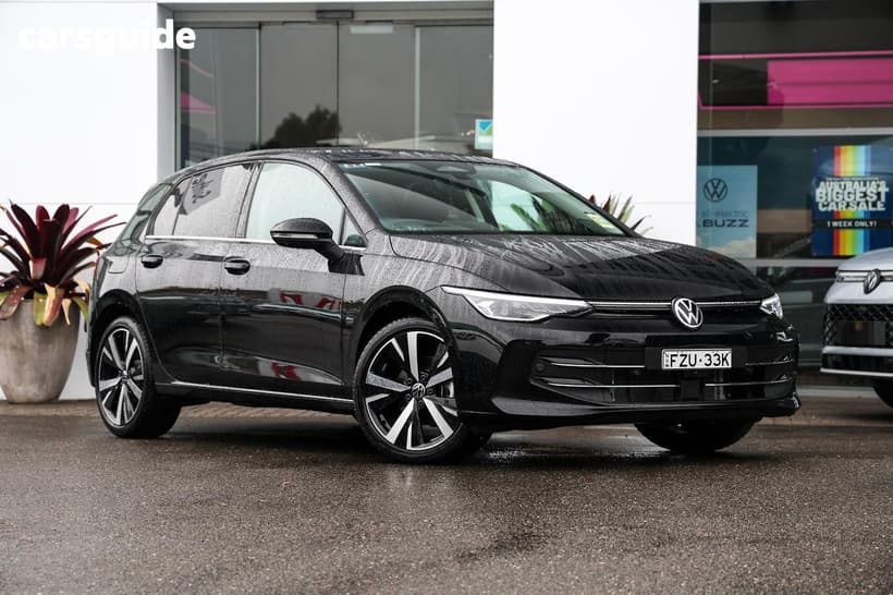 Black 2025 Volkswagen Golf Hatchback Style