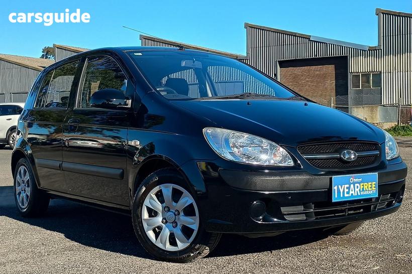 Black 2009 Hyundai Getz Hatchback S