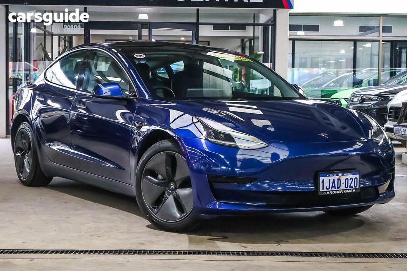 Blue 2019 Tesla Model 3 Sedan Standard Range Plus