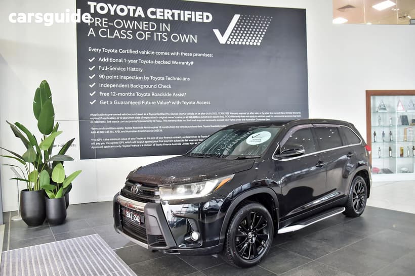 Black 2019 Toyota Kluger Wagon Gxl Black Edition (2Wd)