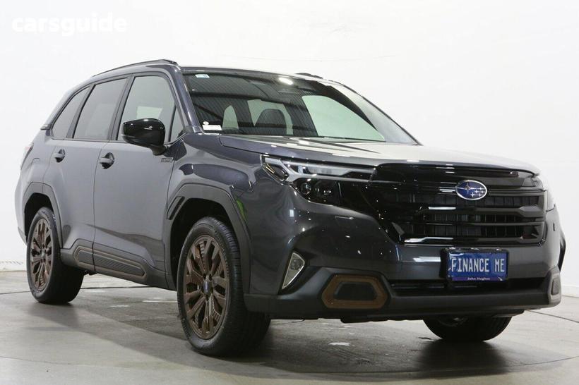 Grey 2025 Subaru Forester Wagon Hybrid Sport (Awd)