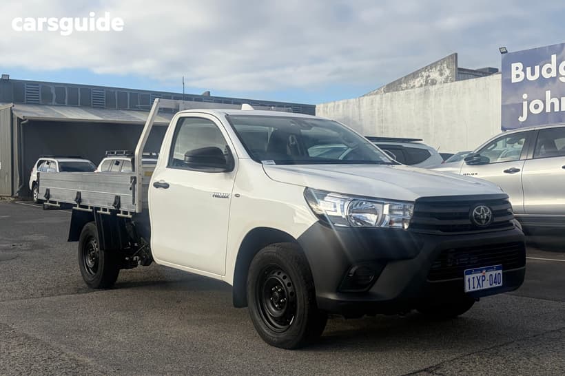 White 2024 Toyota Hilux Cab Chassis Workmate (4X2)