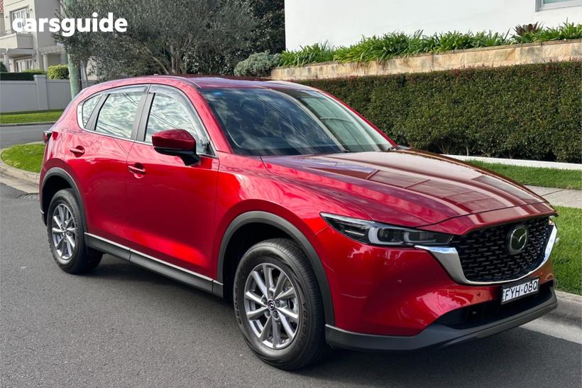 Red 2025 Mazda CX-5 Wagon G25 Maxx Sport (Fwd)
