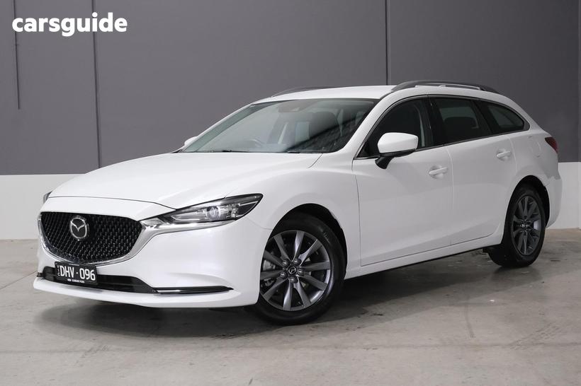 White 2024 Mazda 6 Wagon G25 Sport