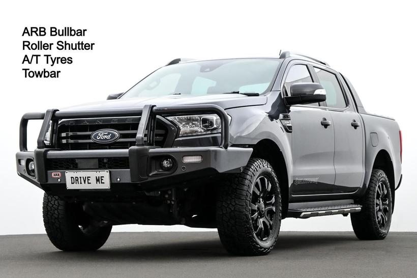 Grey 2021 Ford Ranger Double Cab Pick Up Wildtrak 2.0 (4X4)