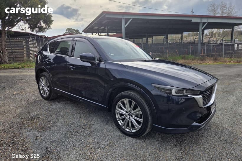 Blue 2022 Mazda CX-5 Wagon Akera (Awd)