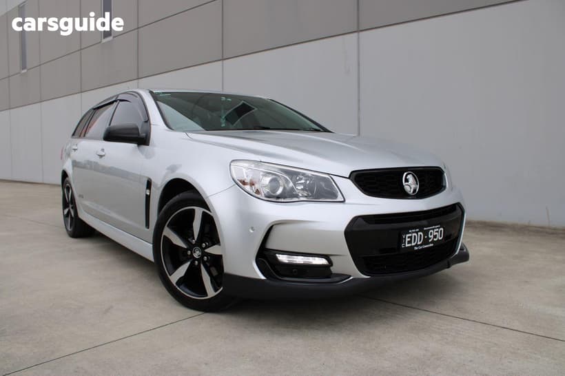 Silver 2016 Holden Commodore Sportswagon Sv6 Black 20 Pack