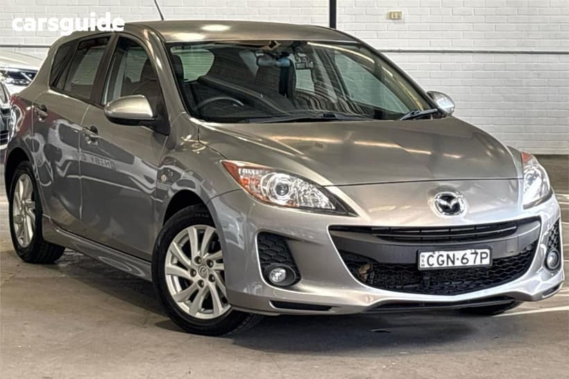 Silver 2012 Mazda 3 Hatchback Maxx Sport