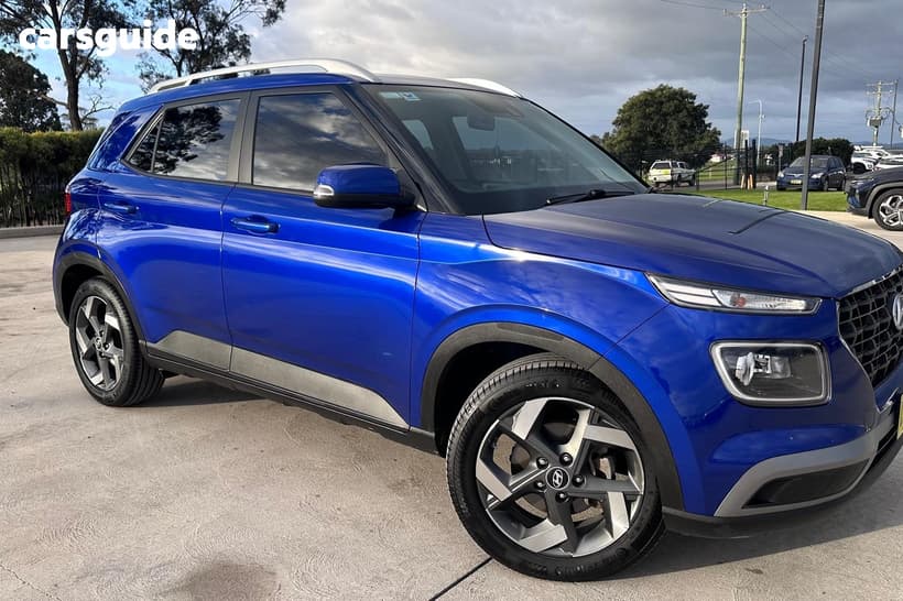 Blue 2021 Hyundai Venue Wagon Active