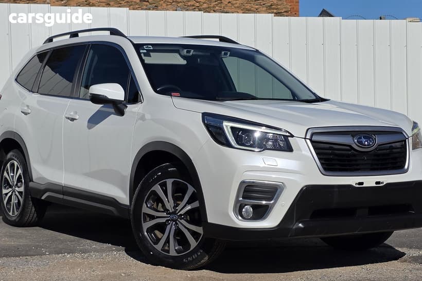 White 2021 Subaru Forester Wagon 2.5I Premium (Awd)
