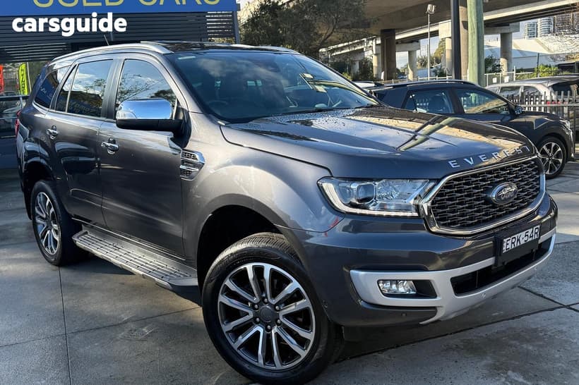 Grey 2021 Ford Everest Wagon Titanium (4Wd)