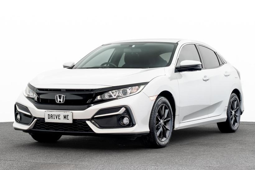 White 2020 Honda Civic Hatchback Vti-S