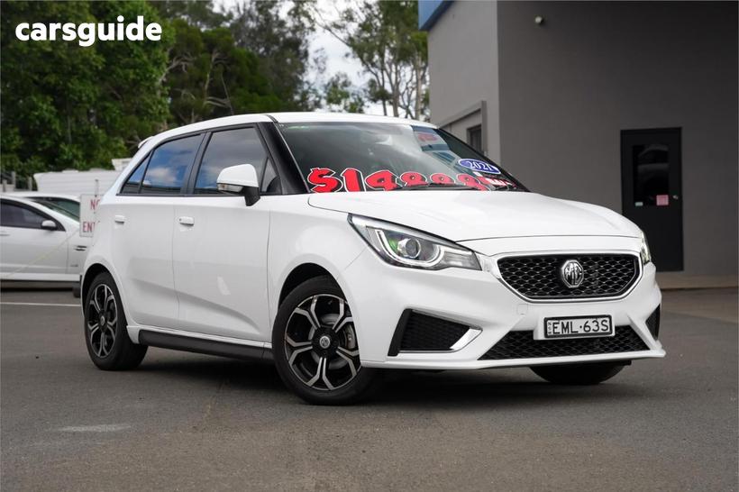 White 2021 MG MG3 Hatchback Excite (With Navigation)