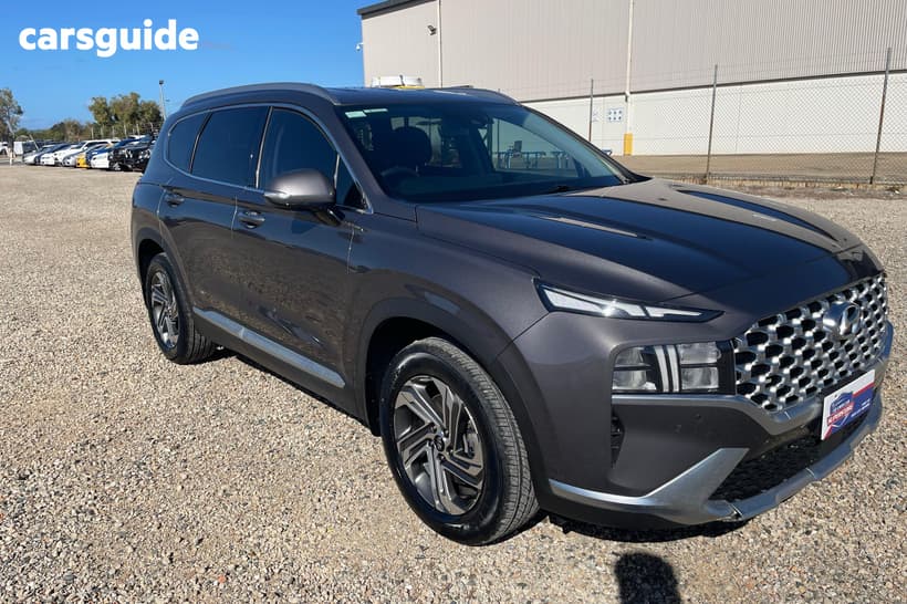 Grey 2023 Hyundai Santa FE Wagon Elite Crdi (Awd)